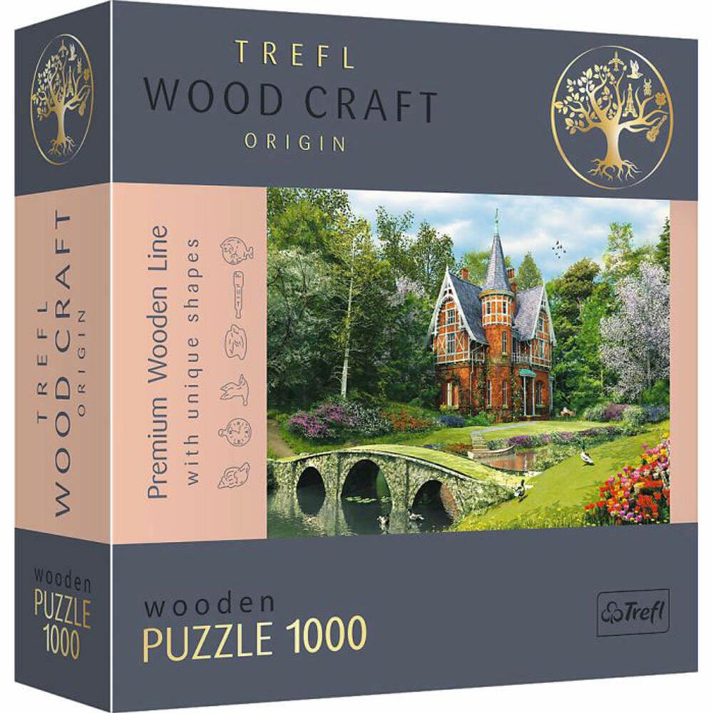 Trefl Holz Puzzle (1000 Teile) - Viktorianisches Haus
