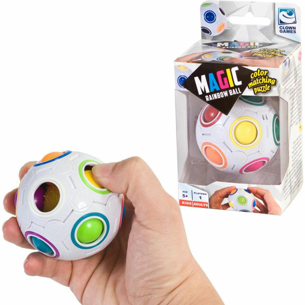 Clown Magic Rainbow Ball, thinking game, children's game, puzzle game, patience game, from 5 years, 896142