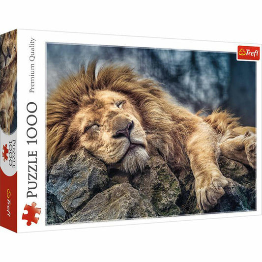 Trefl Puzzle 1000 pieces - Sleeping Lion