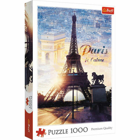 Trefl Puzzle 1000 pieces - Paris at dusk