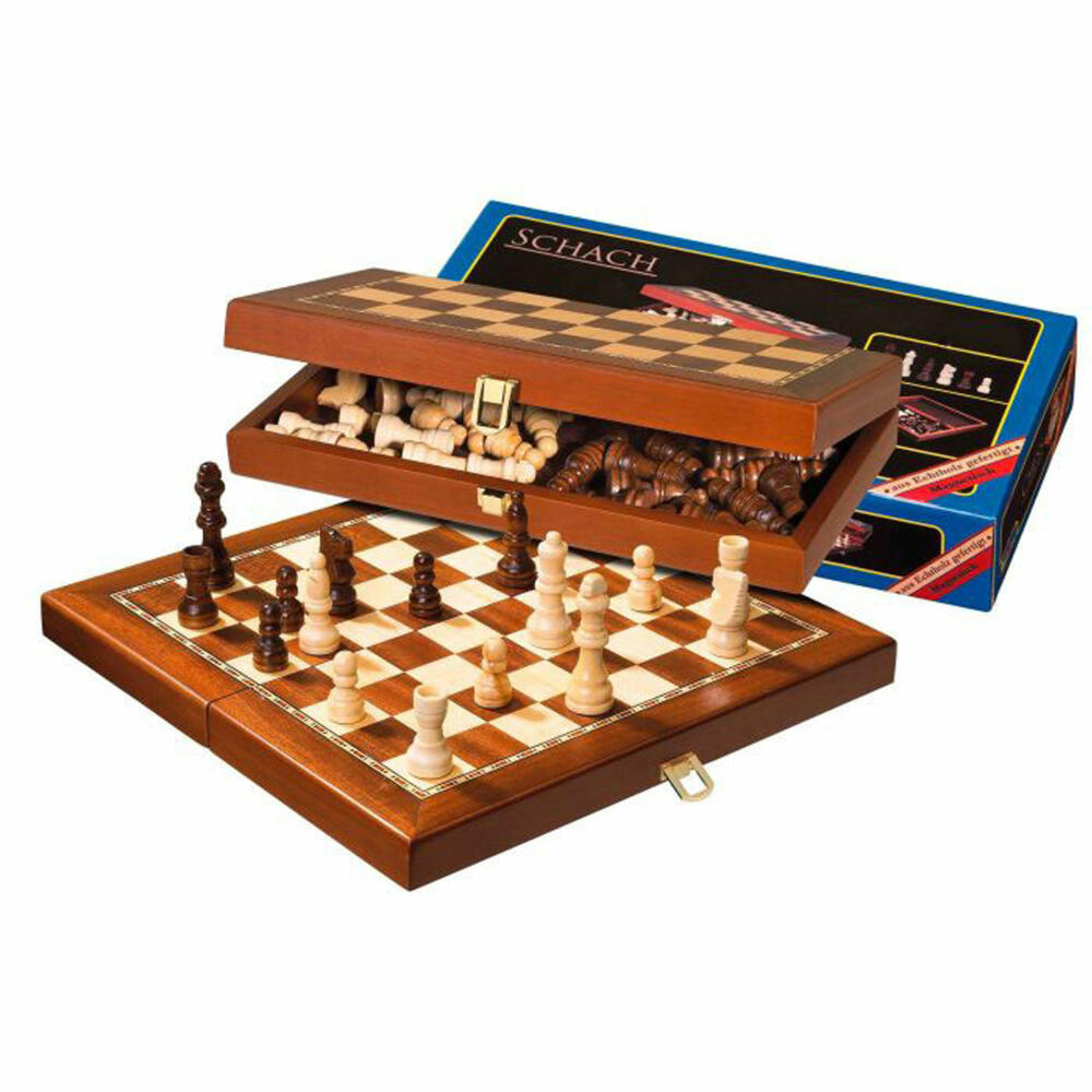 Philos Reiseschach magnetisch, Feldgröße 30 mm Gesamtgröße 30 cm