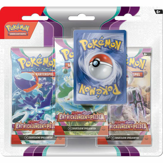 Amigo Pokémon Crimson &amp; Purple 02 3-Pack Blister