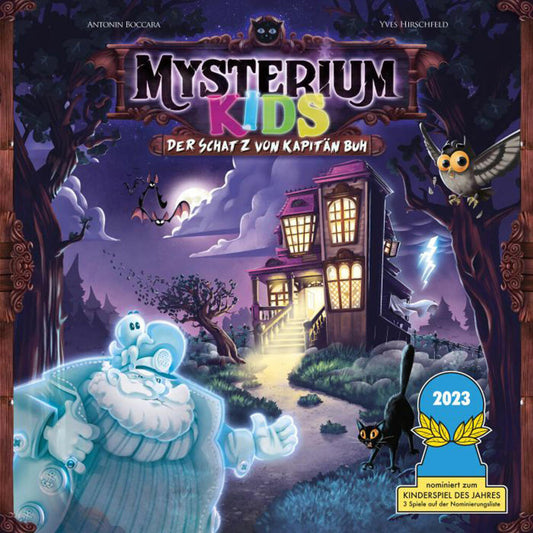Asmodee Mysterium Kids The Treasure of Captain Boo, Children's Game of the Year 2023, Family Game, Ages 6 and Up, LIBD0018