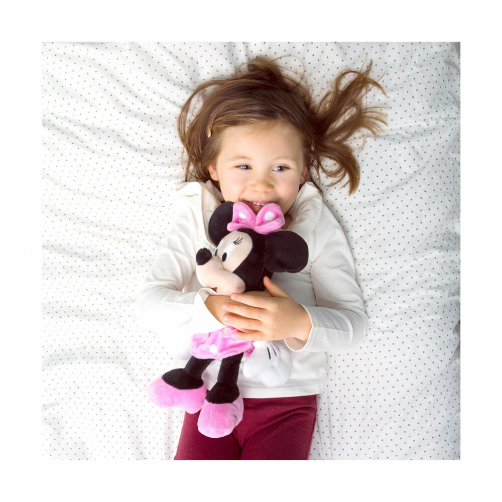 Simba Disney Minnie Mouse Refresh Core Pink, Plush Toy, Cuddly Toy, Plush Figure, Stuffed Toy, 35 cm, 6315870230