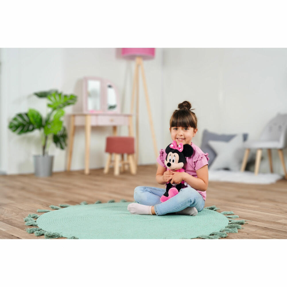 Simba Disney Minnie Mouse Refresh Core Pink, Plush Toy, Cuddly Toy, Plush Figure, Stuffed Toy, 35 cm, 6315870230