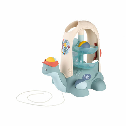 Little Smoby Marble Run Turtle, Pull Along Animal, Motor Skills Toy, Children's Toy, 7600140310