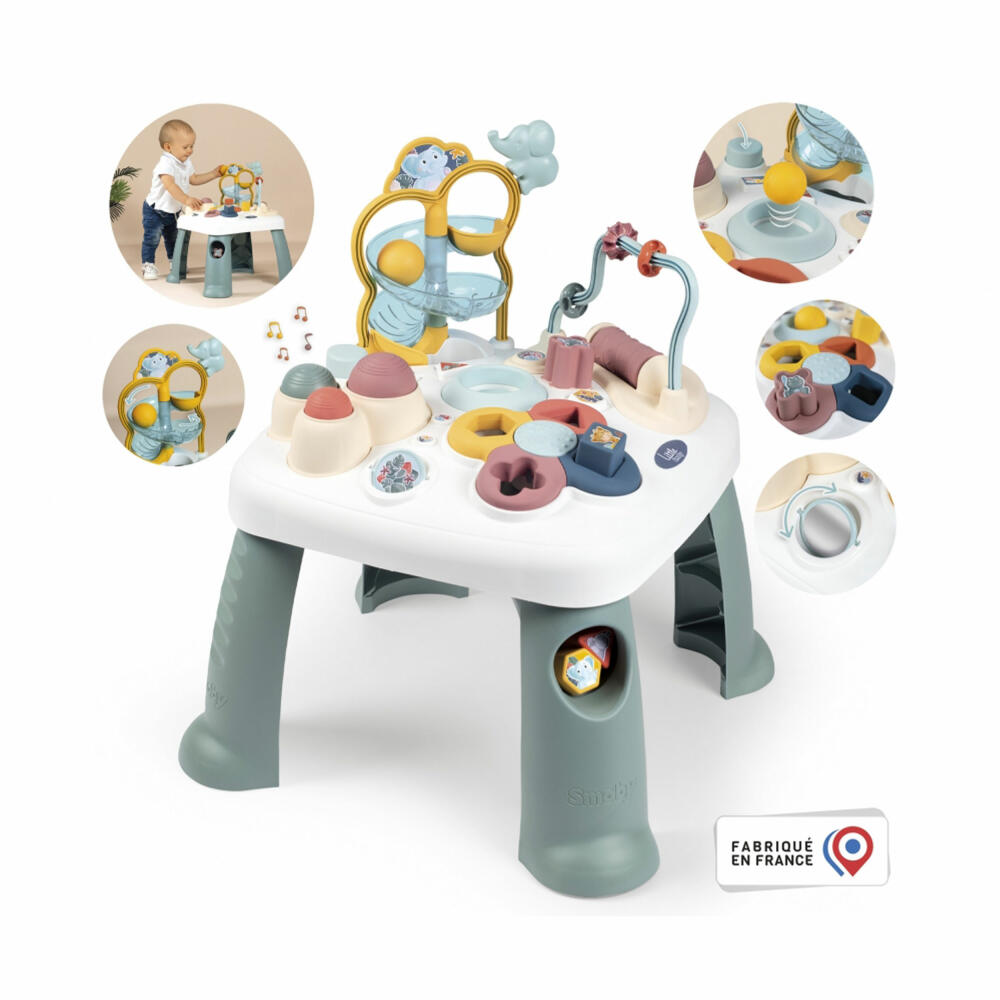 Little Smoby Activity Play Table, Educational Toy, Motor Skills Center, Motor Skills Toy, 7600140303