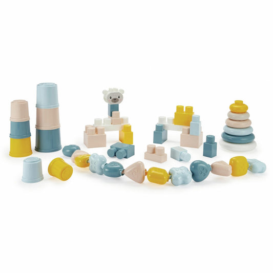 Ecoiffier bb Abrick Babyspielzeug 4-in-1, Bausteine, Steckspielzeug, Kinder Spielzeug, 7600007915