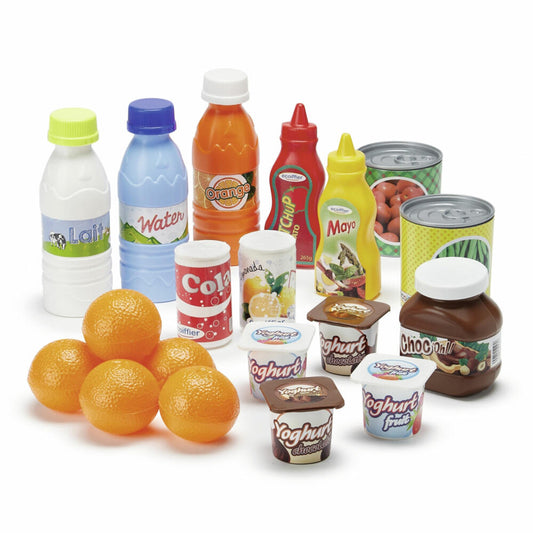 Ecoiffier Snack-Box, Spiellebensmittel, Spielzeug, Lebensmittel, Kaufladen, Zubehör, 7600002644