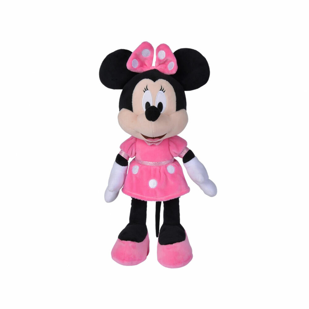Simba Disney Minnie Mouse Refresh Core Pink, Plush Toy, Cuddly Toy, Plush Figure, Stuffed Toy, 35 cm, 6315870230