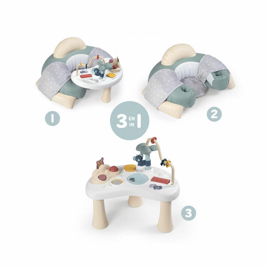 Little Smoby Baby-Spielsitz Cosy Seat, Babysitz, Activity-Tisch, Sessel, Kinder, Spielzeug, 7600140103