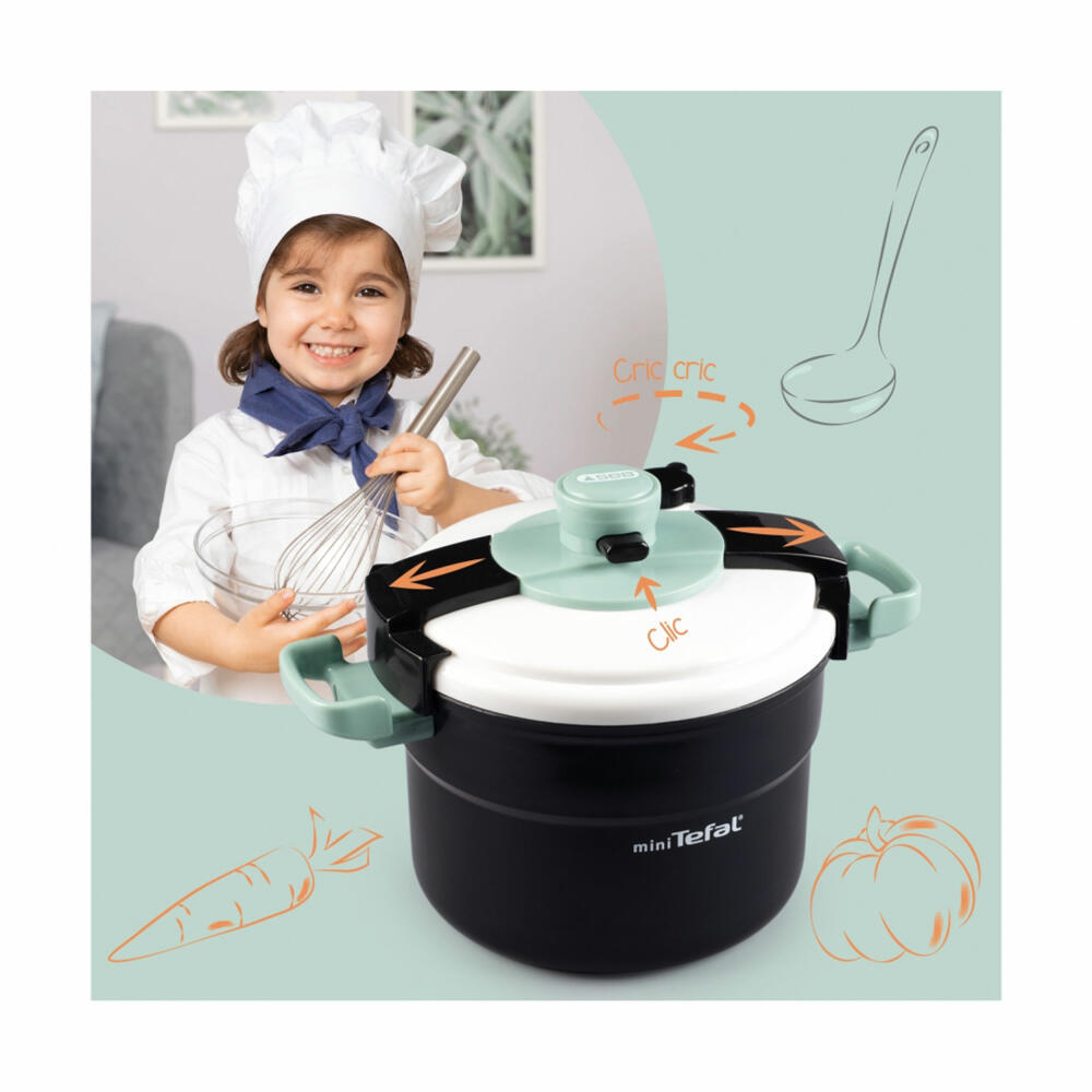 Smoby Tefal Schnellkochtopf, Topf, Spielzeugküche, Zubehör, Kinderküche, Spielzeug, 7600310510