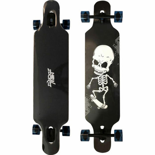 New Sports Longboard Skull, length 104 cm, ABEC 9