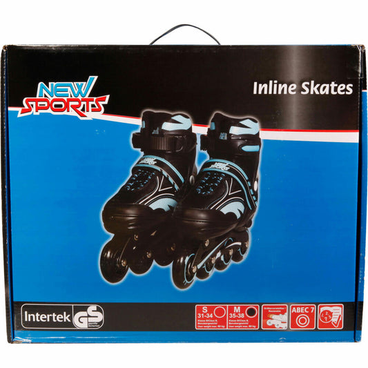 New Sports Inliner Blue, ABEC 7, Size 35 - 38