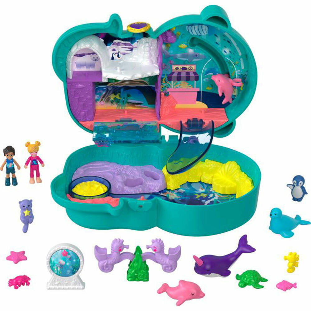 Mattel Polly Pocket Otter Aquarium Box