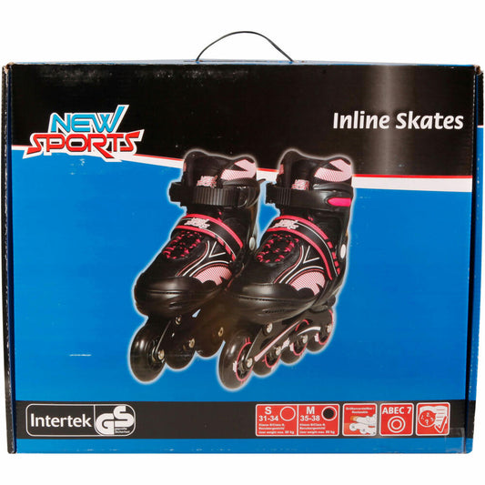 New Sports Inliner Pink, ABEC 7, Size 35 - 38