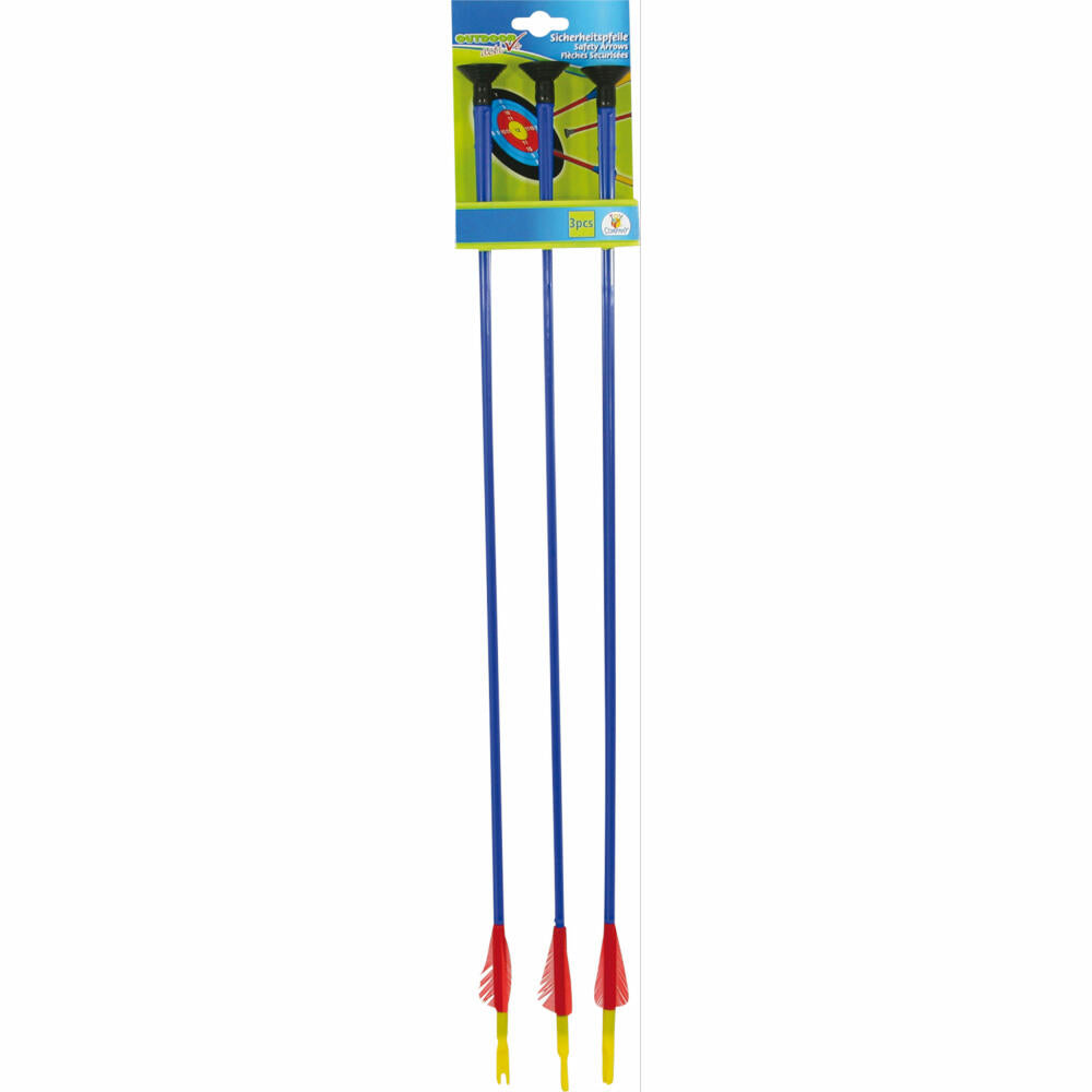 Outdoor active 3 Pfeile mit Saugnapf, Länge 59 cm