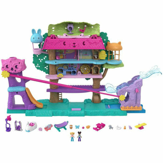 Mattel HHJ06 Polly Pocket Pollyville Animal Party Treehouse