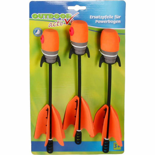 Outdoor active replacement arrows for power bow, 3 pieces