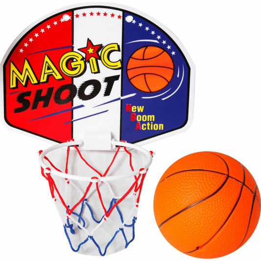 Outdoor active basketball board with ball, in bag