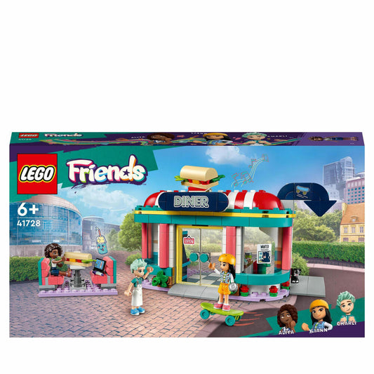 LEGO Friends Restaurant, 346-tlg., Bauset, Konstruktionsset, Bausteine, Spielzeug, ab 6 Jahre, 41728