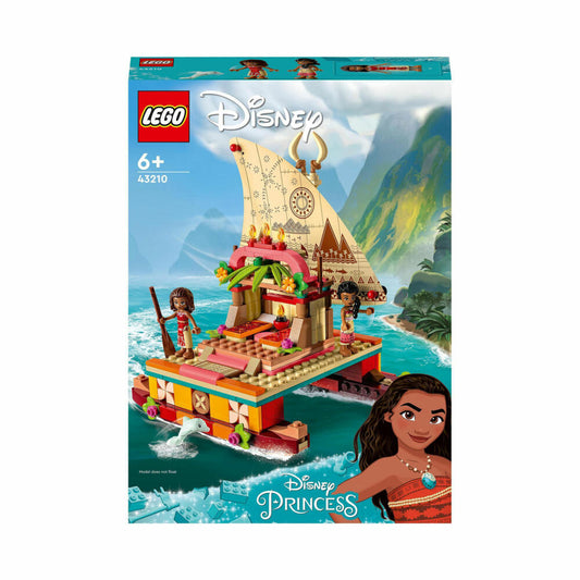 LEGO Disney Prinzessin Vaianas Katamaran, 321-tlg., Bauset, Konstruktionsset, Bausteine, Spielzeug, ab 6 Jahre, 43210