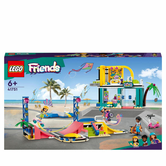 LEGO Friends Skatepark, 431-tlg., Bauset, Konstruktionsset, Bausteine, Spielzeug, ab 6 Jahre, 41751