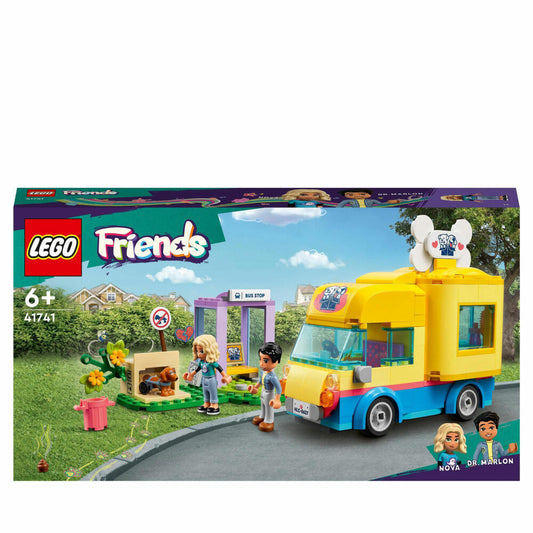 LEGO Friends Hunderettungswagen, 300-tlg., Bauset, Konstruktionsset, Bausteine, Spielzeug, ab 6 Jahre, 41741