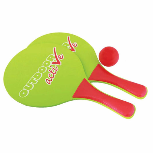 Outdoor active beach ball racket set with ball