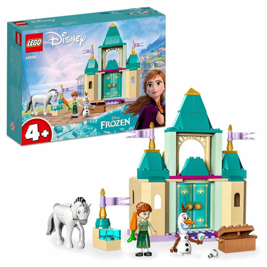 LEGO Disney Prinzessin Anna und Olaf im Schloss, 108-tlg., Bauset, Konstruktionsset, Bausteine, Spielzeug, ab 4 Jahre, 43204