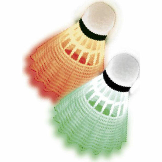 Talbot-Torro - Badminton ball MAGIC NIGHT LED, pack of 3 balls with green+red LED
