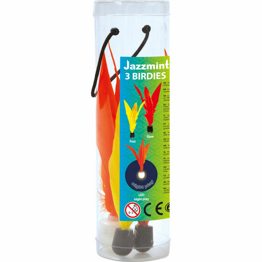 Schildkröt Funsports - JAZZMINTON BIRDIES (3 replacement balls incl. LED Nightplay)