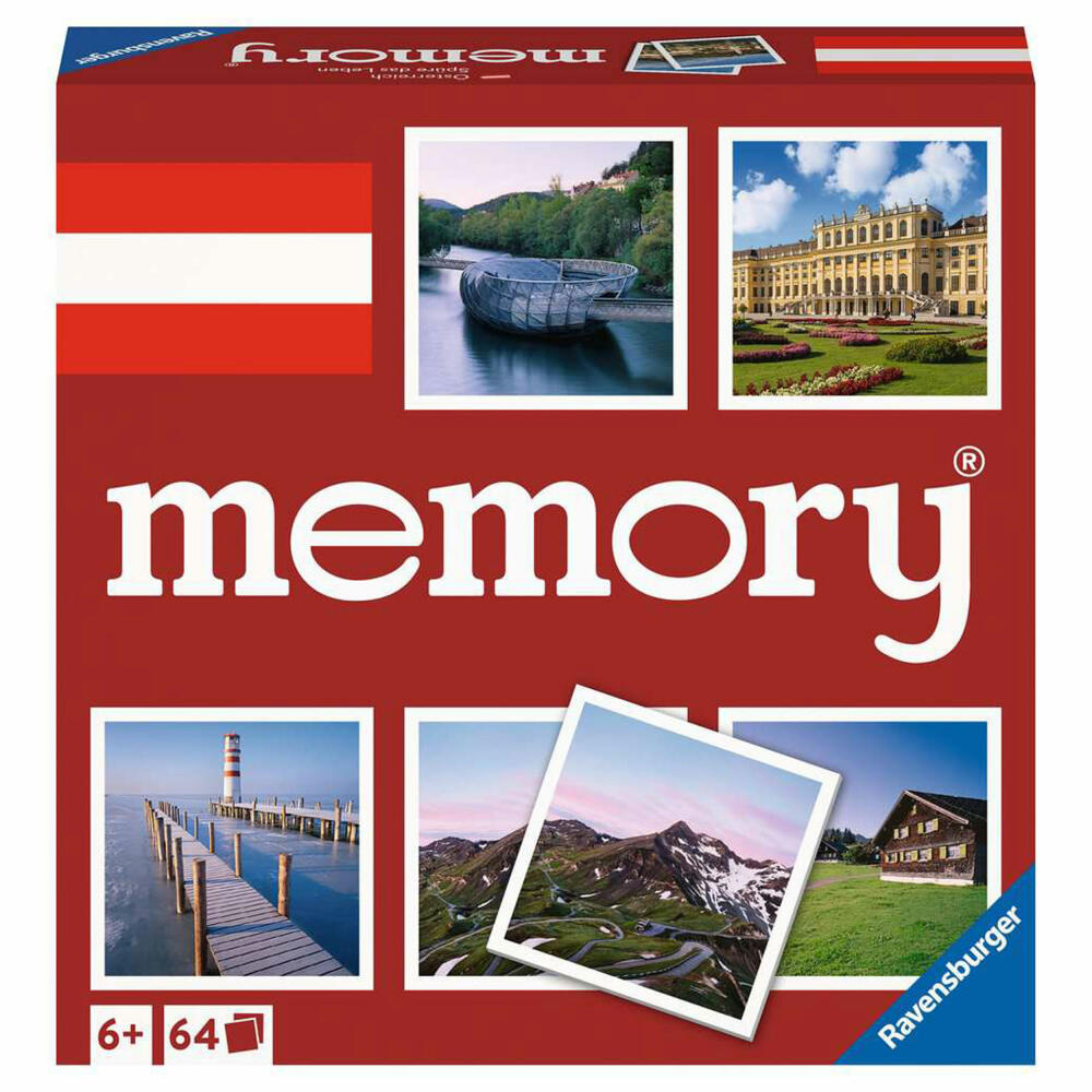 Ravensburger memory Austria, memo game, memory game, children's game, children, 20884