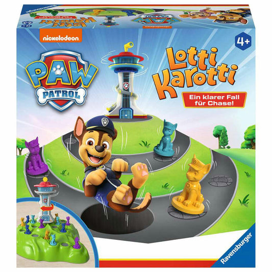 Ravensburger PAW Patrol Lotti Karotti, children's game, family game, board game, children's game, from 4 years, 22372