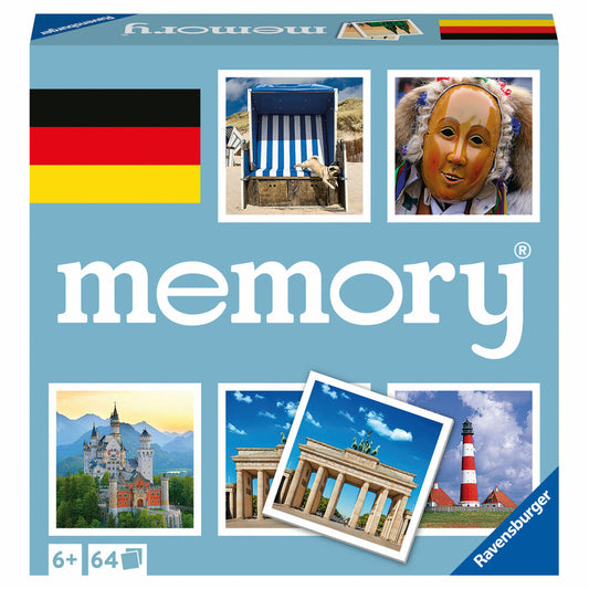 Ravensburger memory Germany, memory game, children's game, children's game, from 6 years, 20883