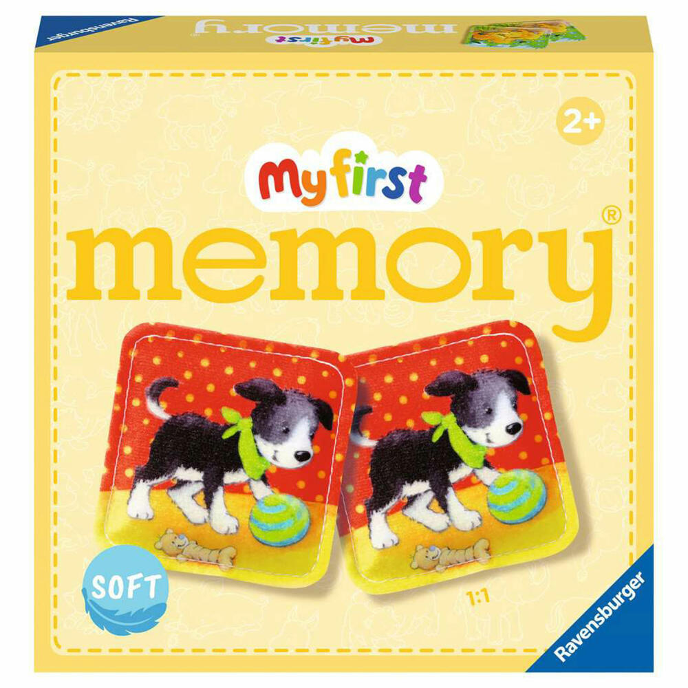 Ravensburger My first memory plush, memo game, memory game, children's game, 20998