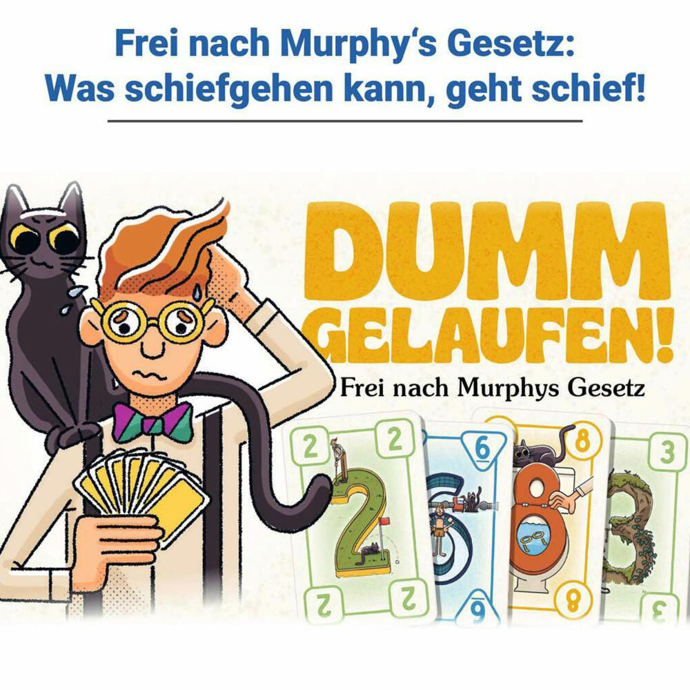 Ravensburger Dumm gelaufen!, card game, board game, family game, 20968