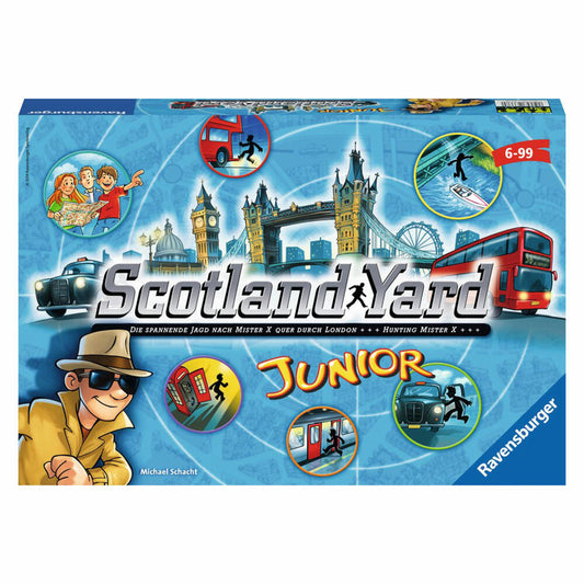 Ravensburger Scotland Yard Junior, board game, detective game, guessing game, skill game, children's game, children's game, search game, 22289 6