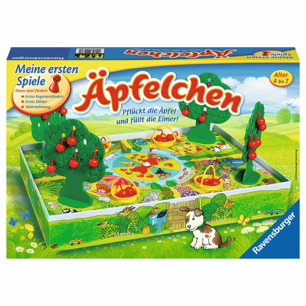 Ravensburger My First Games Apples, Collecting Game, Board Game, Children's Game, Children's Game, 3D Game Board, 22236 0