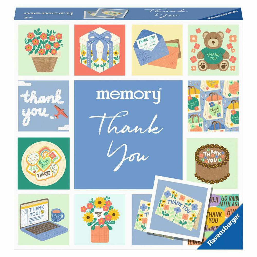 Ravensburger memory moments Thank you, Memospiel, Suchspiel, Familienspiel, 22400