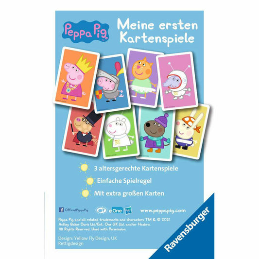 Ravensburger Spiel Peppa Pig Meine ersten Kartenspiele, Kinderspiel, 20820