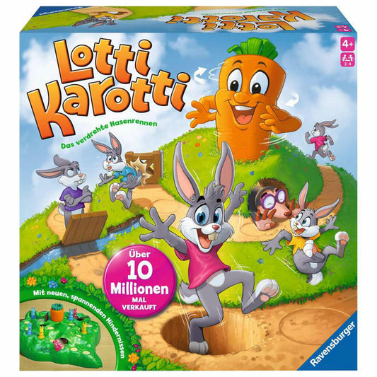 Ravensburger Lotti Karotti, children's game, family game, board game, children's game, from 4 years, 22343