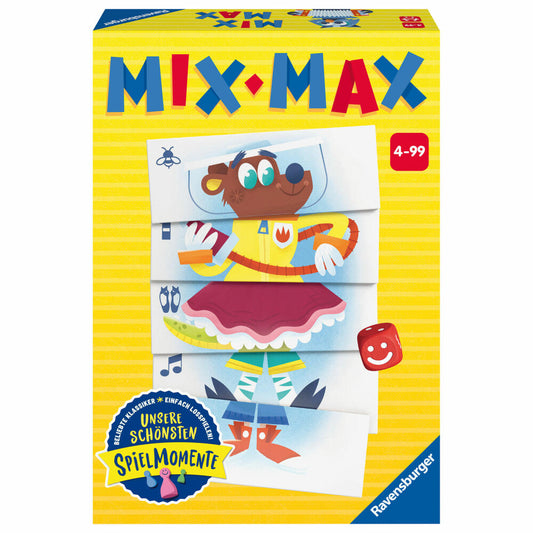 Ravensburger Mix Max, puzzle game, dice game, children's game, children's game, from 4 years, 20855