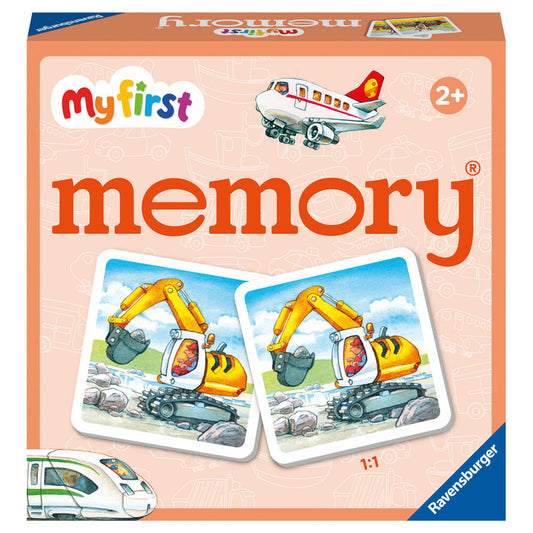Ravensburger My first memory Fahrzeuge, Memospiel, Kinderspiel, Kinder Spiel, ab 2 Jahre, 20878