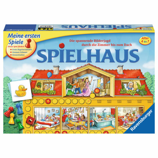 Ravensburger My First Games Playhouse, Race Game, Dice Running Game, Dice Game, Board Game, Children's Game, Children's Game, 21424 2