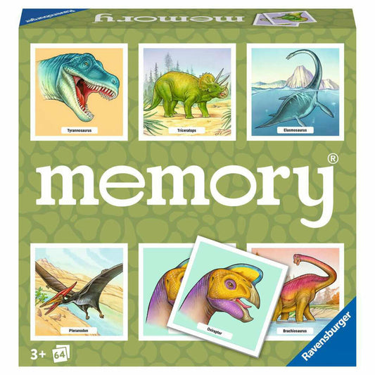 Ravensburger game memory dinosaur, for children from 3 years, 20924