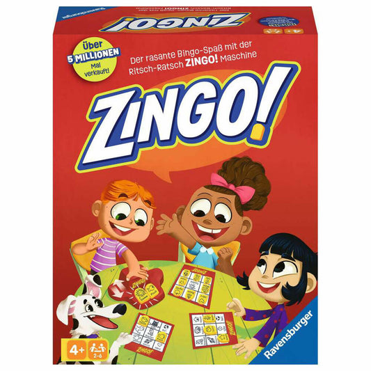 Ravensburger Zingo!, children's game, educational game, family game, bingo, reaction game, from 4 years, 22354