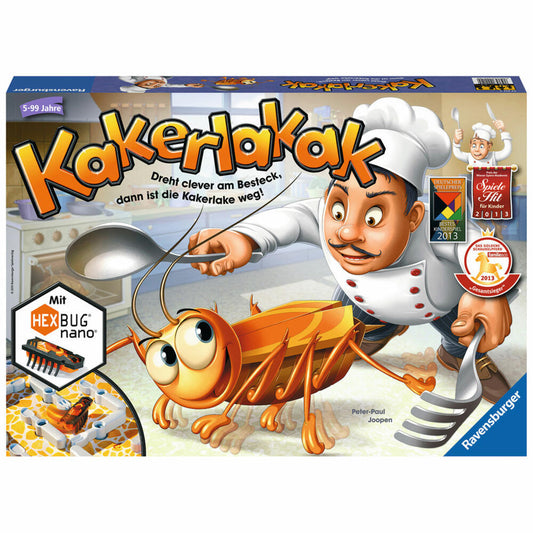 Ravensburger Kakerlakak, reaction game, action game, board game, children's game, children's game, dice game, labyrinth, 22212 4