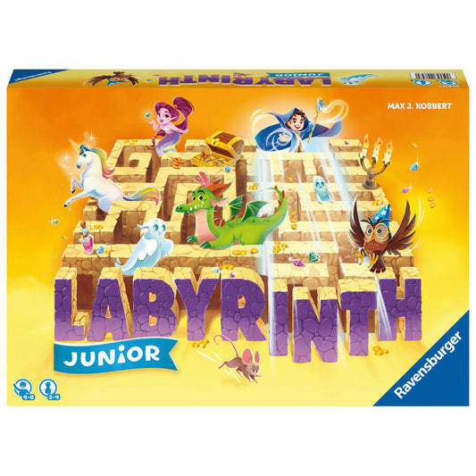 Ravensburger Junior Labyrinth, Kinderspiel, Gesellschaftsspiel, Brettspiel, Kinder Spiel, ab 4 Jahre, 20847