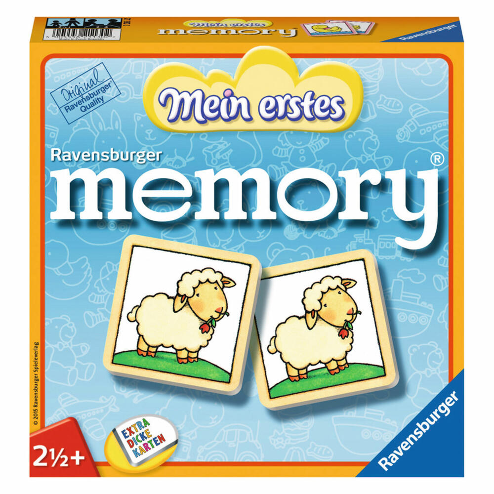 Ravensburger My First Memory, Search Game, Card Game, Children's Game, Memory Game, Card Game, Card Game, 21130 2